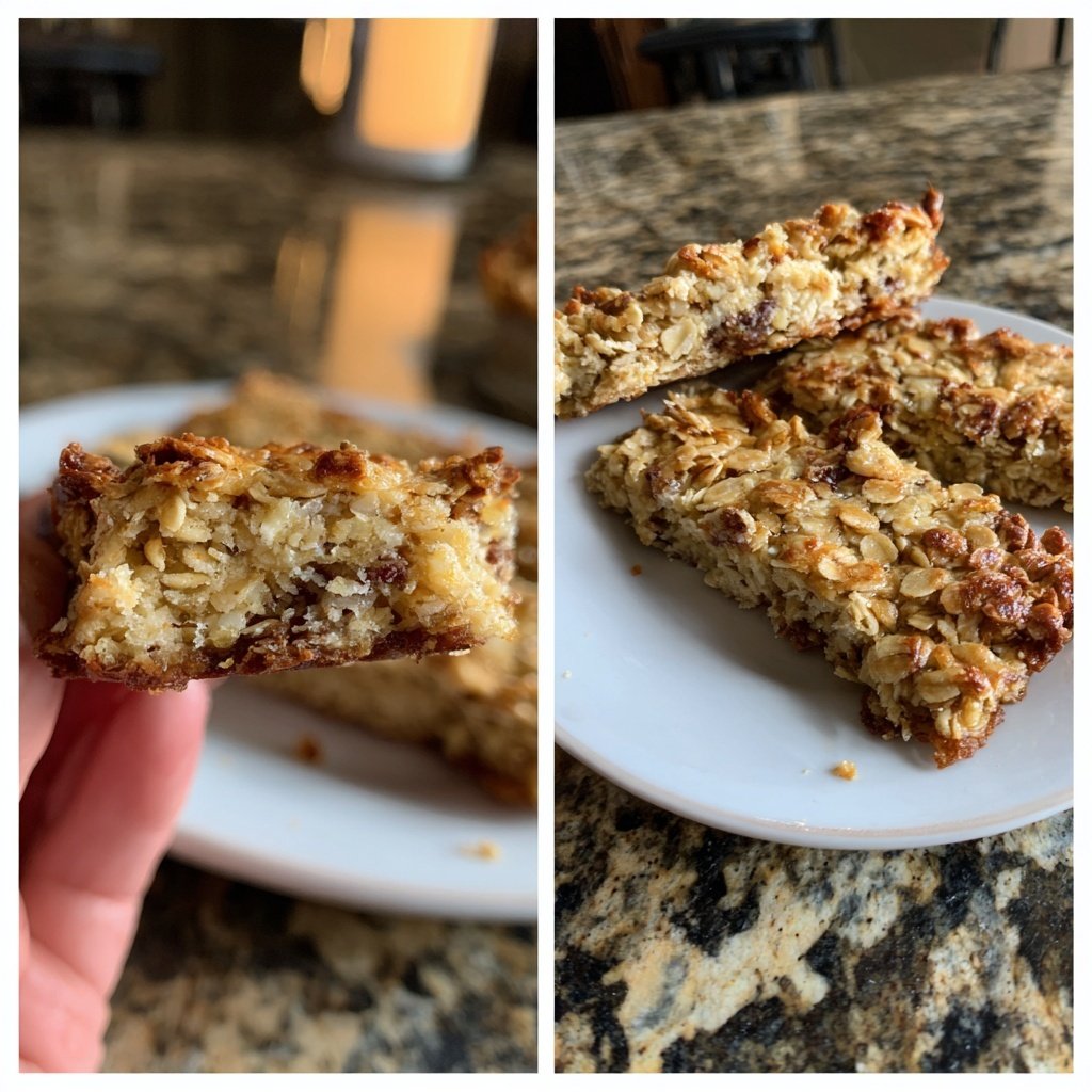 Healthy Banana Oatmeal Bars