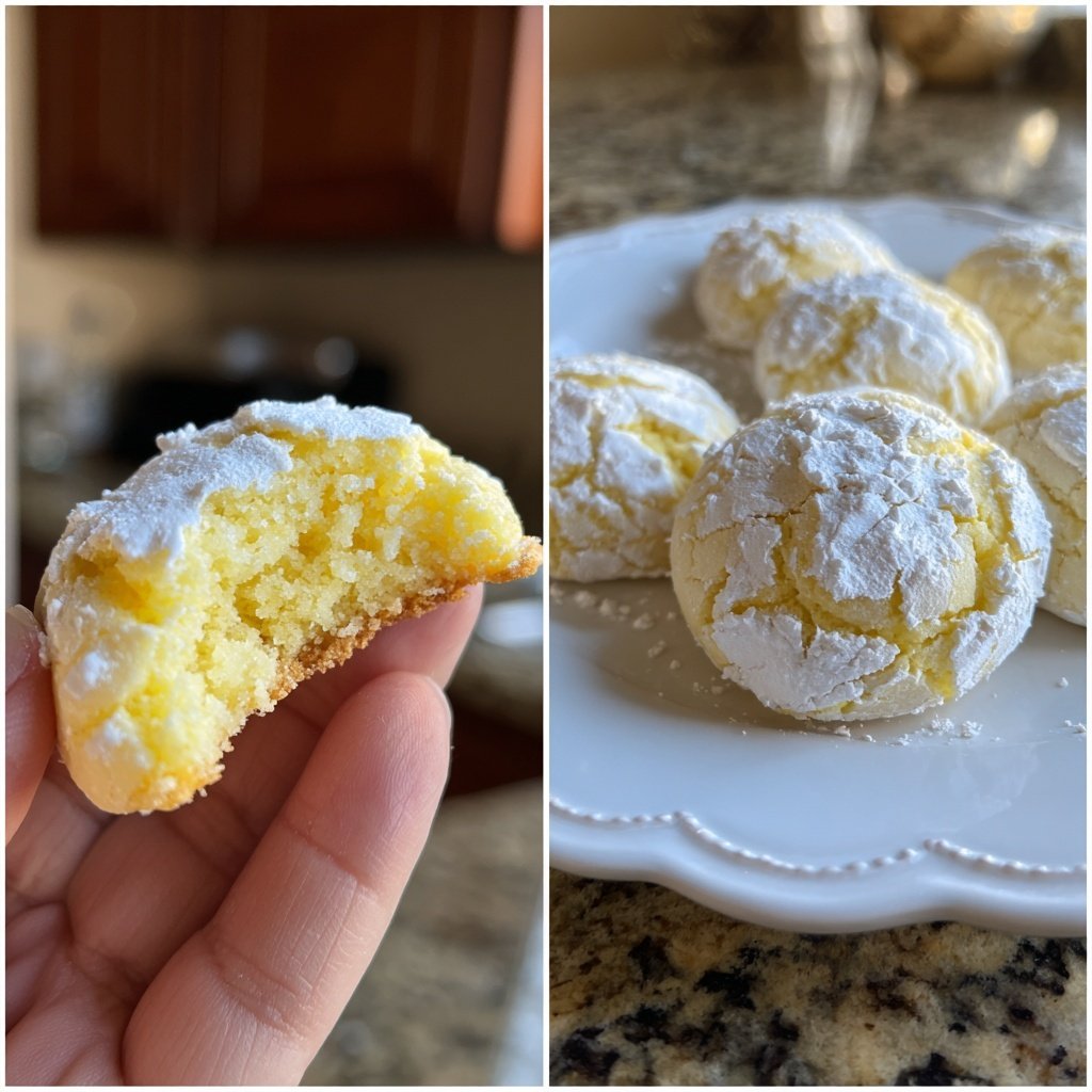 Lemon Crinkle Cookies - Herbs & Flour